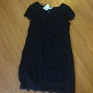 NWT Black lace dress